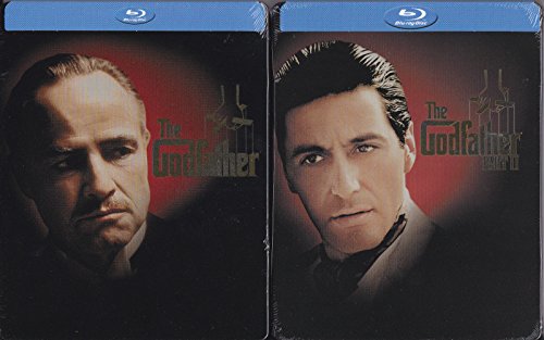 THE GODFATHER Part 1 and 2 BLU-RAY STEELBOOK Set (Both masterpiece ...